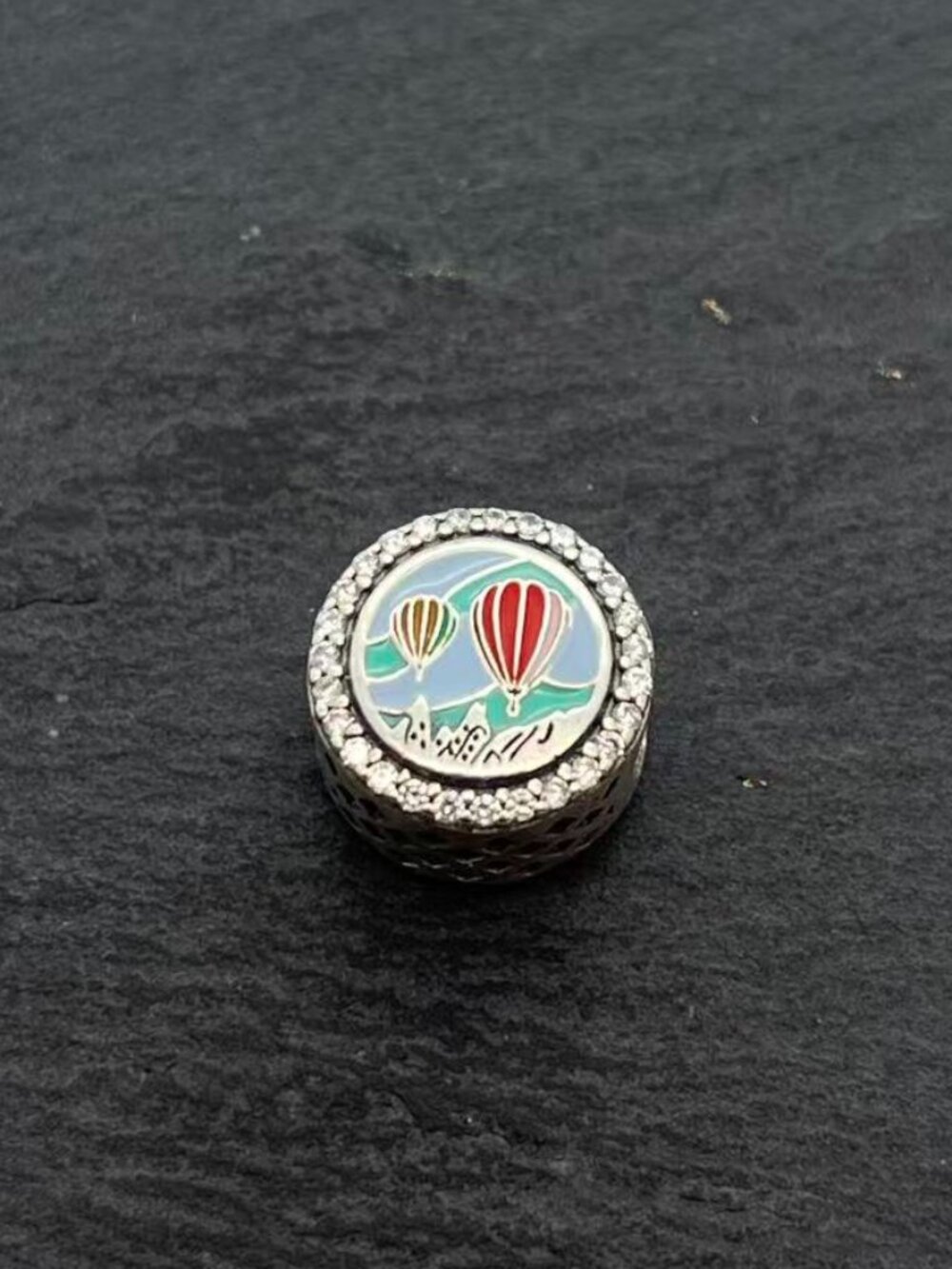 Pandora Cappadocia Hot Air Balloon Exclusive Bead Charm Sterling Silver Jewelry